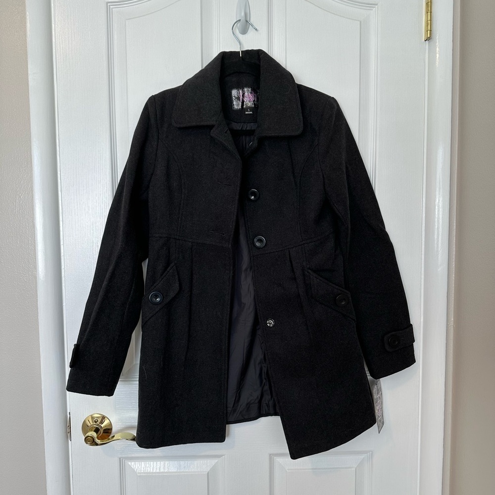 NWT Grey Peacoat